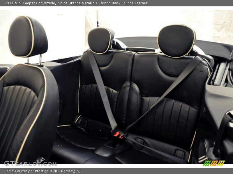 Spice Orange Metallic / Carbon Black Lounge Leather 2011 Mini Cooper Convertible
