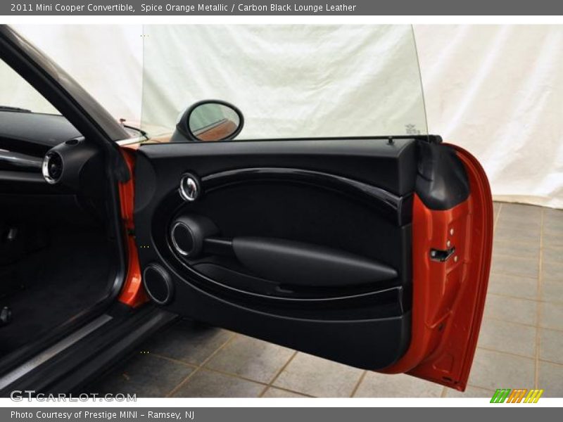 Spice Orange Metallic / Carbon Black Lounge Leather 2011 Mini Cooper Convertible