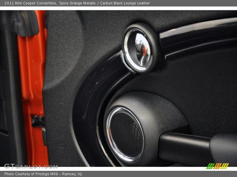 Spice Orange Metallic / Carbon Black Lounge Leather 2011 Mini Cooper Convertible