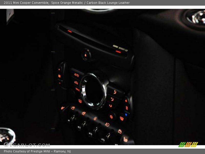 Spice Orange Metallic / Carbon Black Lounge Leather 2011 Mini Cooper Convertible