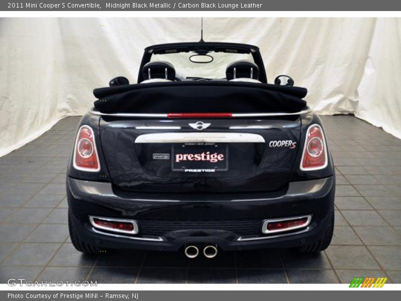 Midnight Black Metallic / Carbon Black Lounge Leather 2011 Mini Cooper S Convertible