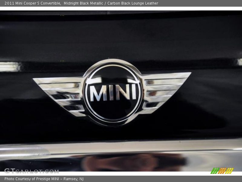 Midnight Black Metallic / Carbon Black Lounge Leather 2011 Mini Cooper S Convertible
