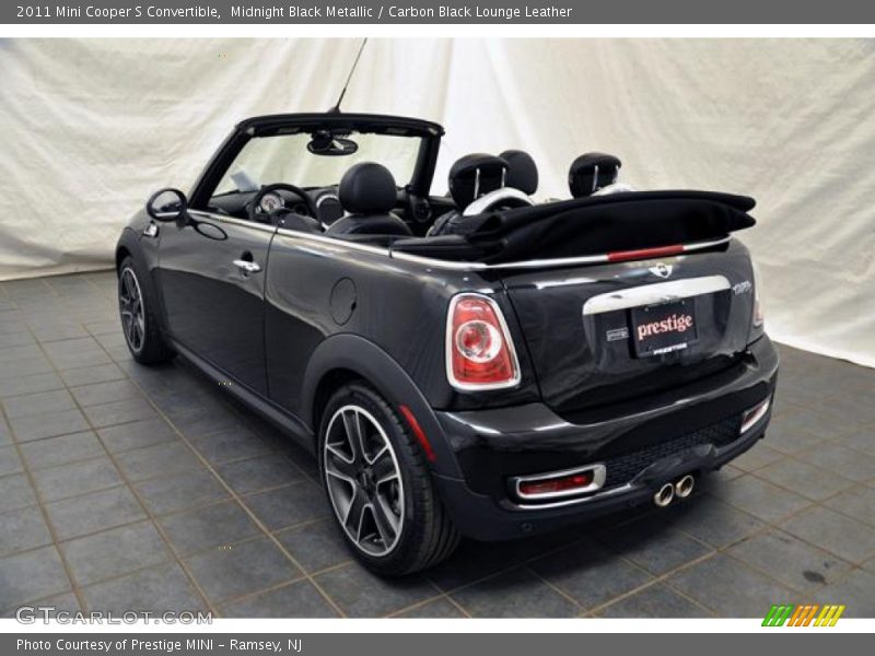Midnight Black Metallic / Carbon Black Lounge Leather 2011 Mini Cooper S Convertible
