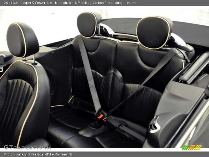  2011 Cooper S Convertible Carbon Black Lounge Leather Interior