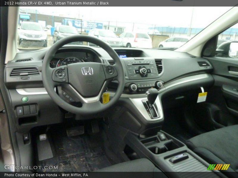 Urban Titanium Metallic / Black 2012 Honda CR-V EX 4WD
