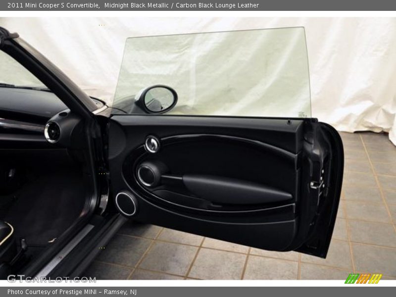 Midnight Black Metallic / Carbon Black Lounge Leather 2011 Mini Cooper S Convertible