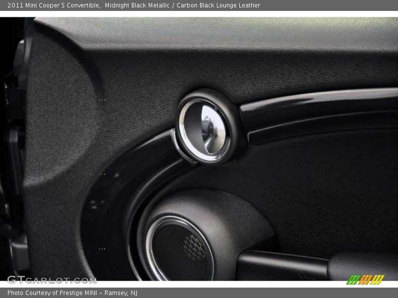 Midnight Black Metallic / Carbon Black Lounge Leather 2011 Mini Cooper S Convertible
