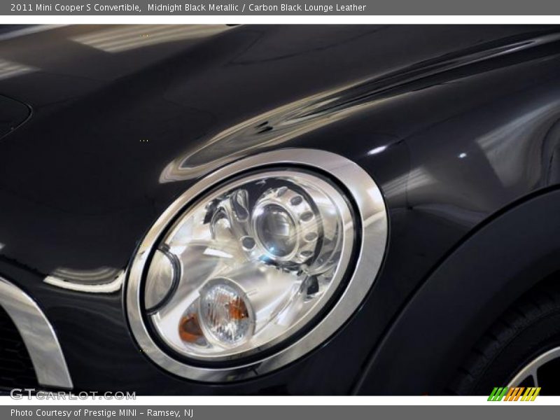 Midnight Black Metallic / Carbon Black Lounge Leather 2011 Mini Cooper S Convertible