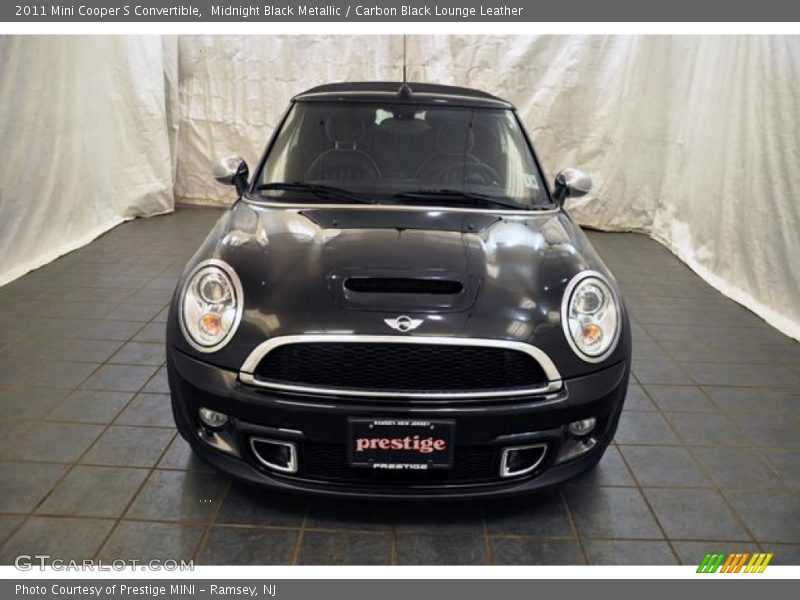 Midnight Black Metallic / Carbon Black Lounge Leather 2011 Mini Cooper S Convertible
