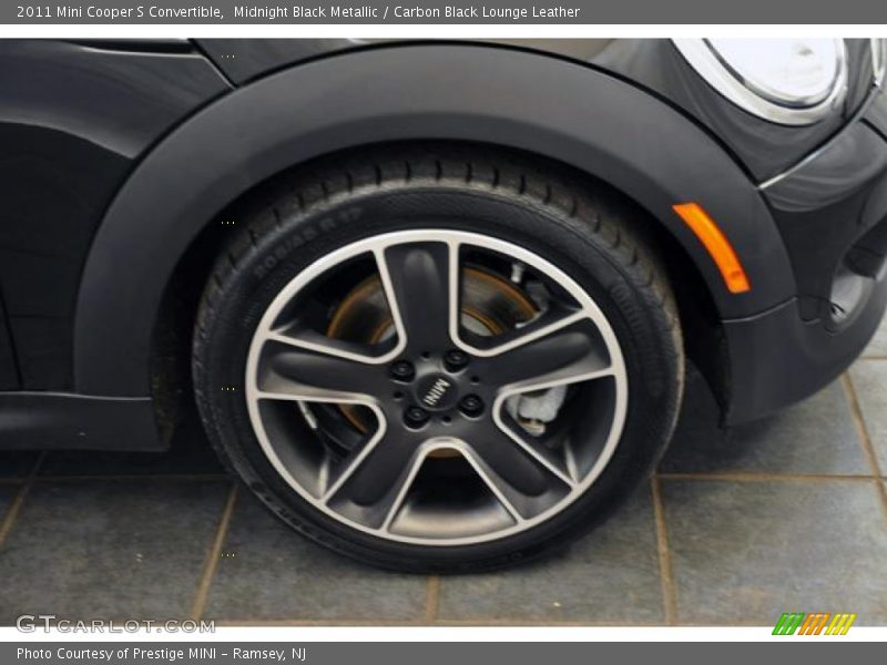 Midnight Black Metallic / Carbon Black Lounge Leather 2011 Mini Cooper S Convertible