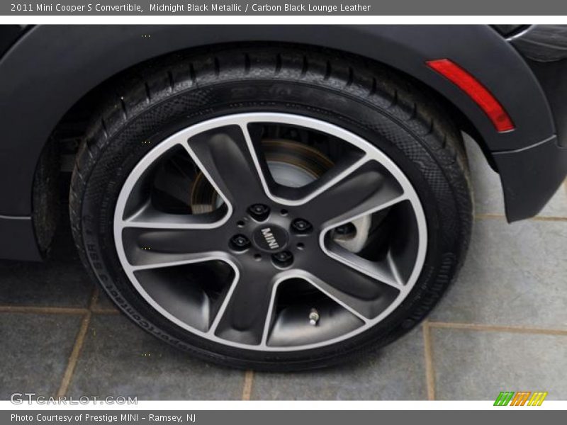 Midnight Black Metallic / Carbon Black Lounge Leather 2011 Mini Cooper S Convertible
