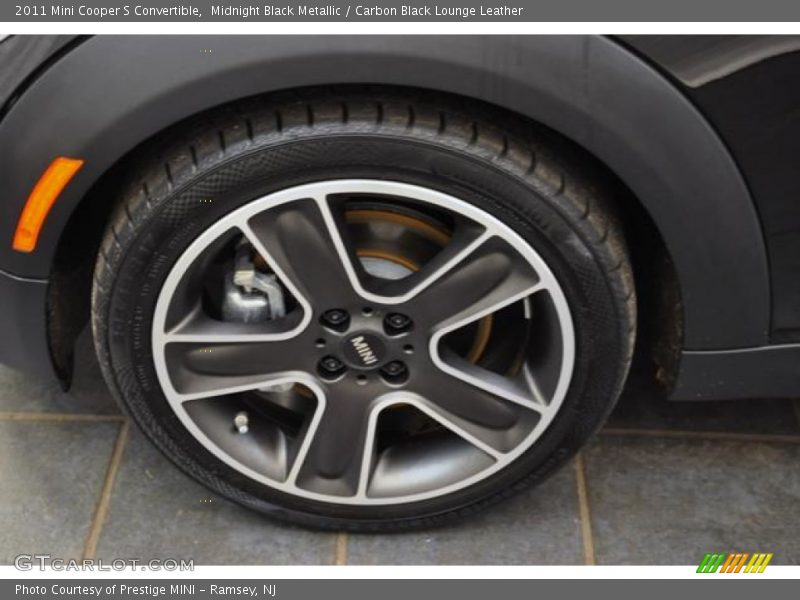 Midnight Black Metallic / Carbon Black Lounge Leather 2011 Mini Cooper S Convertible