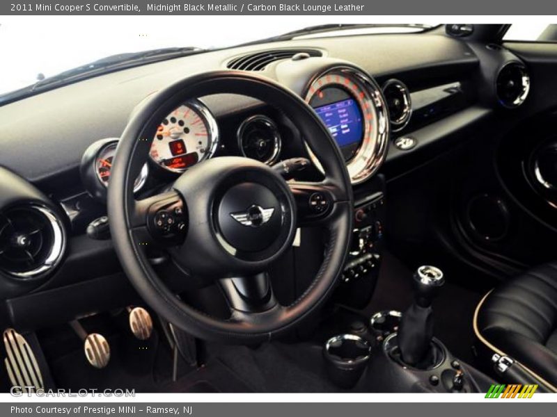 Midnight Black Metallic / Carbon Black Lounge Leather 2011 Mini Cooper S Convertible