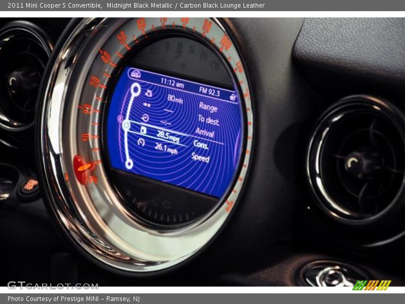 Midnight Black Metallic / Carbon Black Lounge Leather 2011 Mini Cooper S Convertible