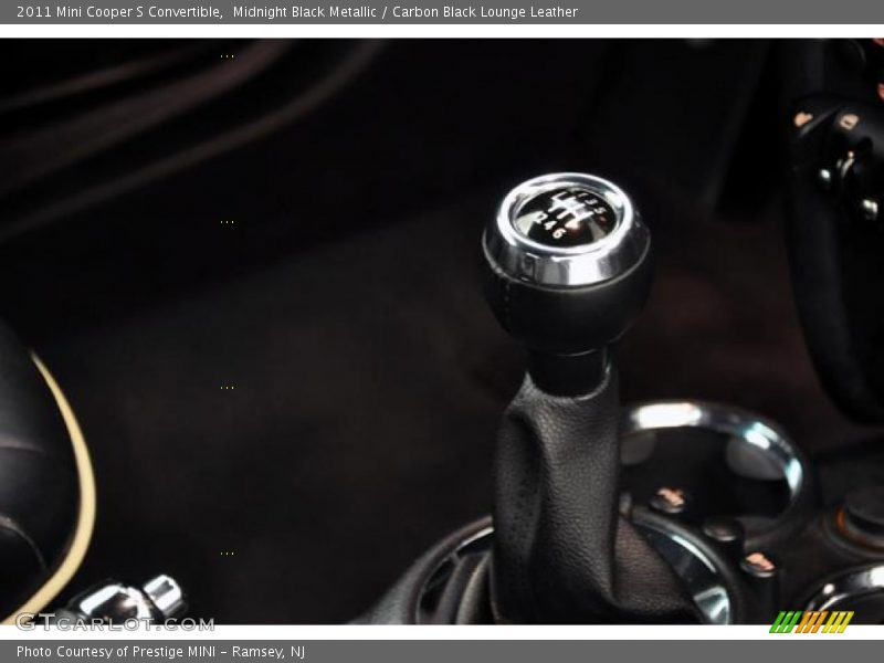 Midnight Black Metallic / Carbon Black Lounge Leather 2011 Mini Cooper S Convertible