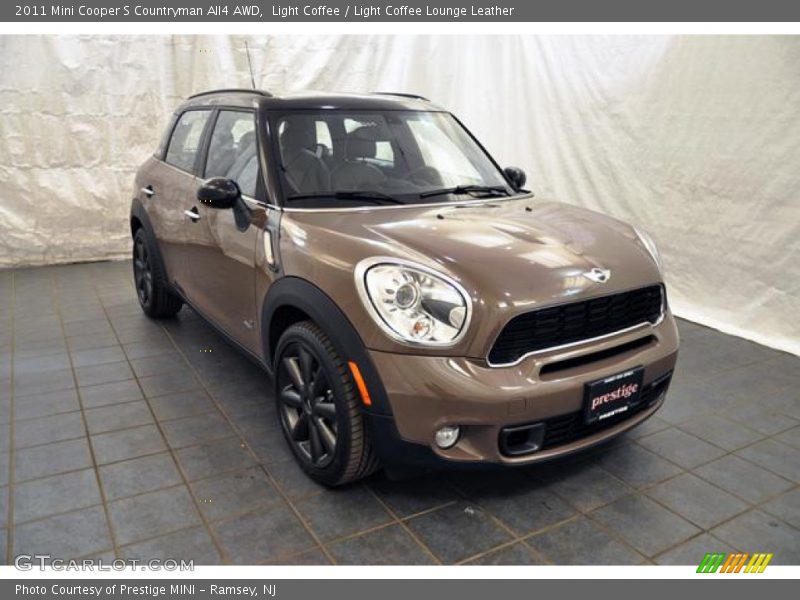 Light Coffee / Light Coffee Lounge Leather 2011 Mini Cooper S Countryman All4 AWD