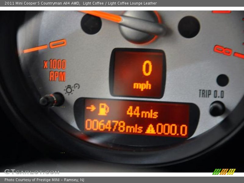 Light Coffee / Light Coffee Lounge Leather 2011 Mini Cooper S Countryman All4 AWD