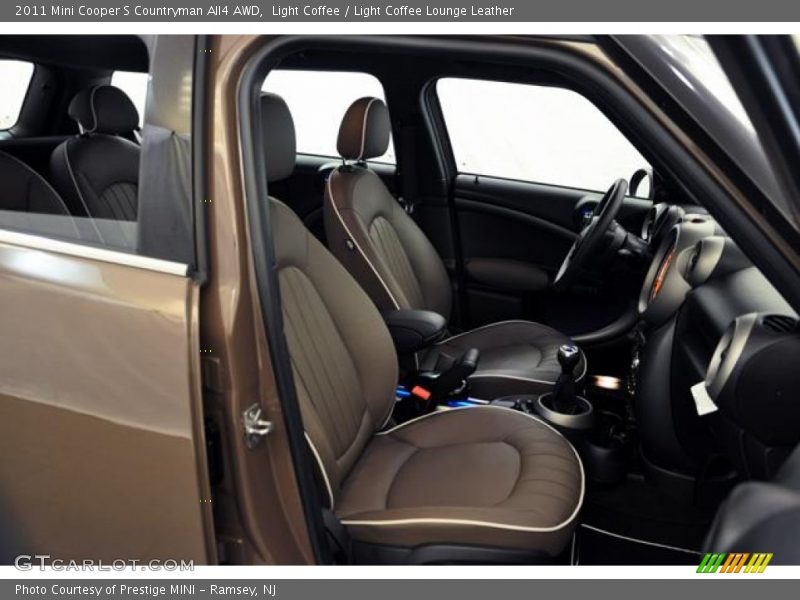 Light Coffee / Light Coffee Lounge Leather 2011 Mini Cooper S Countryman All4 AWD