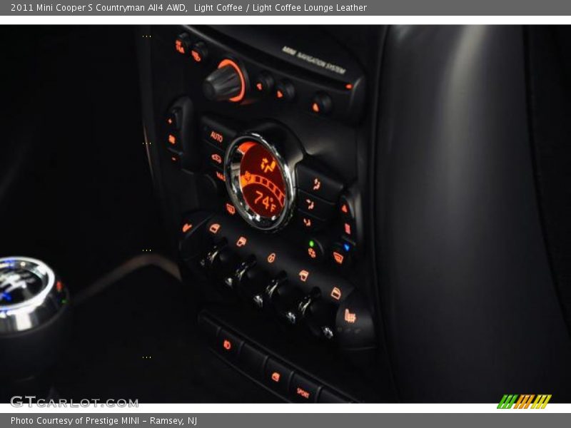 Light Coffee / Light Coffee Lounge Leather 2011 Mini Cooper S Countryman All4 AWD