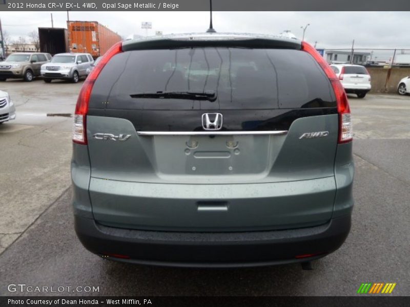 Opal Sage Metallic / Beige 2012 Honda CR-V EX-L 4WD
