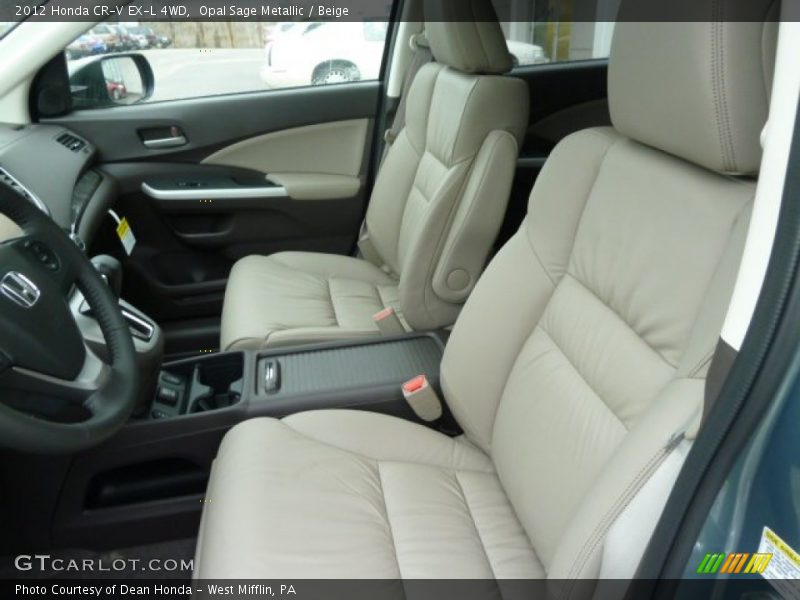 Opal Sage Metallic / Beige 2012 Honda CR-V EX-L 4WD