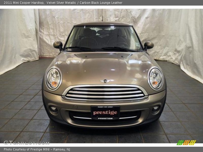 Velvet Silver Metallic / Carbon Black Lounge Leather 2011 Mini Cooper Hardtop