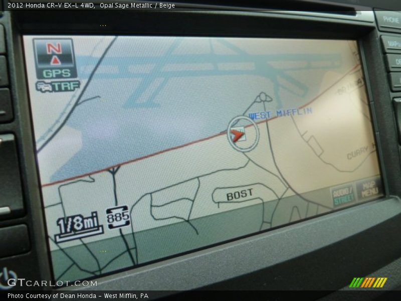 Opal Sage Metallic / Beige 2012 Honda CR-V EX-L 4WD