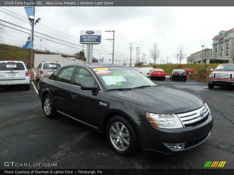 Alloy Grey Metallic / Medium Light Stone 2008 Ford Taurus SEL