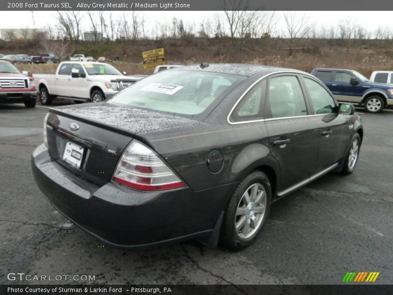 Alloy Grey Metallic / Medium Light Stone 2008 Ford Taurus SEL
