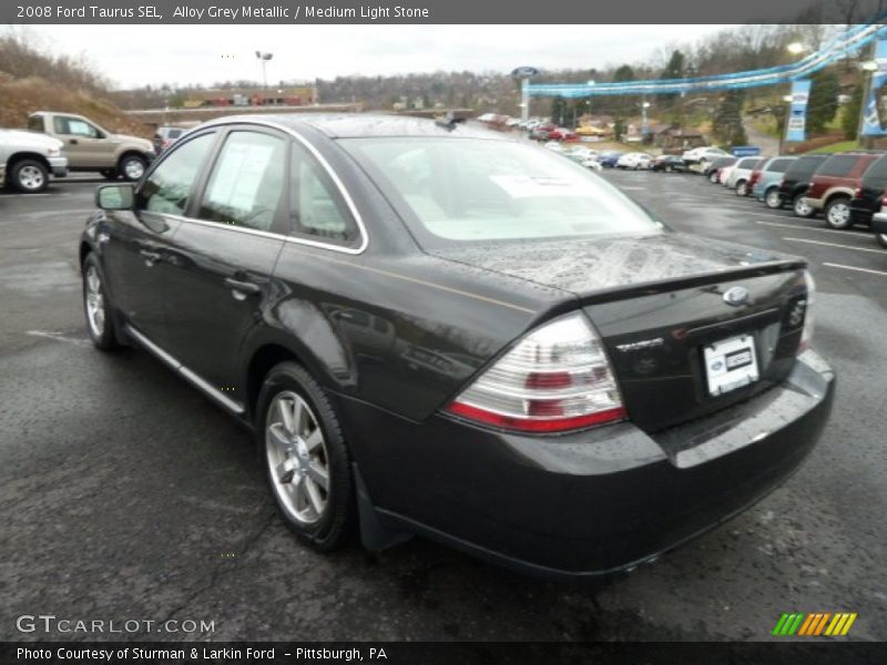 Alloy Grey Metallic / Medium Light Stone 2008 Ford Taurus SEL