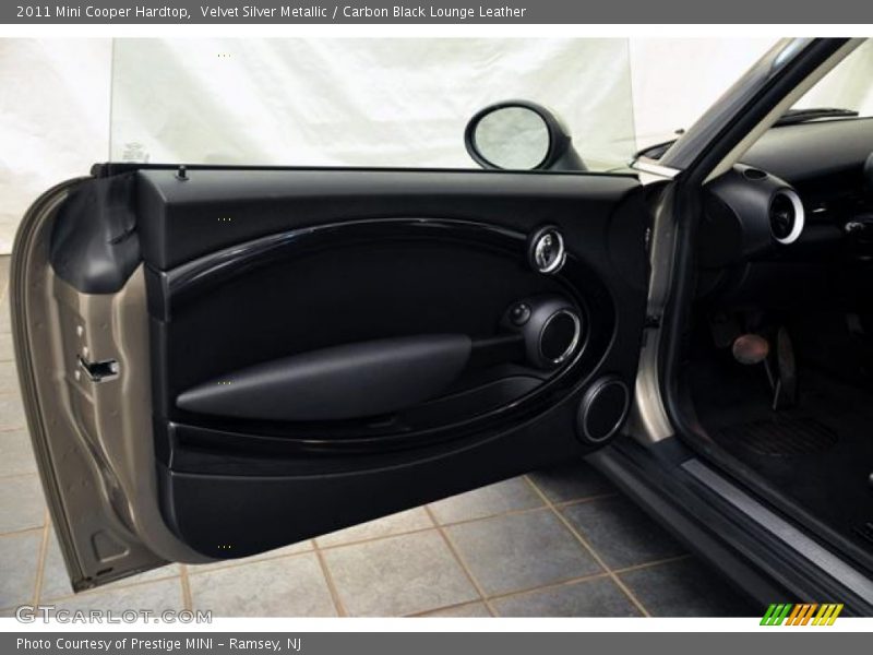 Velvet Silver Metallic / Carbon Black Lounge Leather 2011 Mini Cooper Hardtop