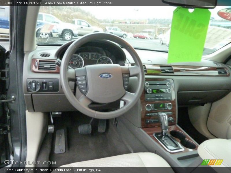 Alloy Grey Metallic / Medium Light Stone 2008 Ford Taurus SEL