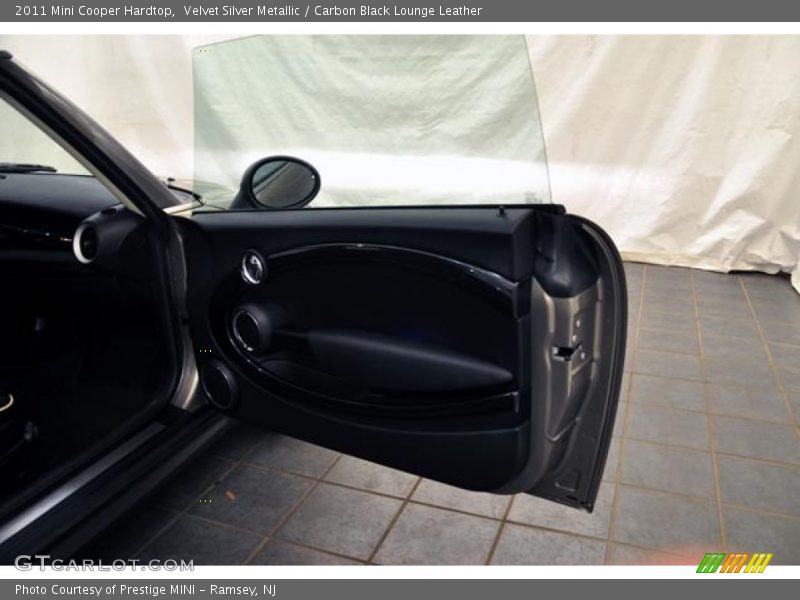 Velvet Silver Metallic / Carbon Black Lounge Leather 2011 Mini Cooper Hardtop