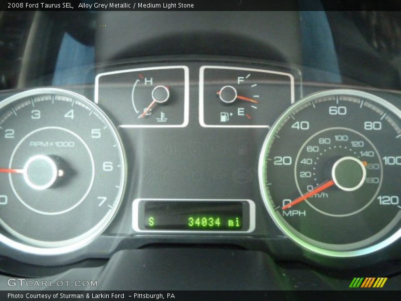 Alloy Grey Metallic / Medium Light Stone 2008 Ford Taurus SEL