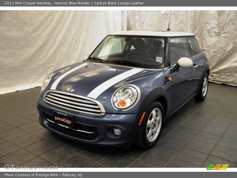 Horizon Blue Metallic / Carbon Black Lounge Leather 2011 Mini Cooper Hardtop