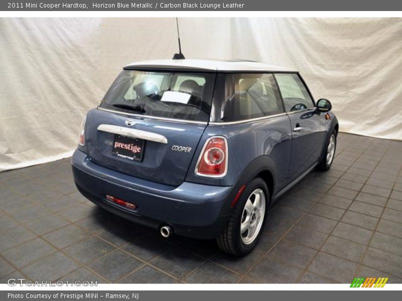 Horizon Blue Metallic / Carbon Black Lounge Leather 2011 Mini Cooper Hardtop