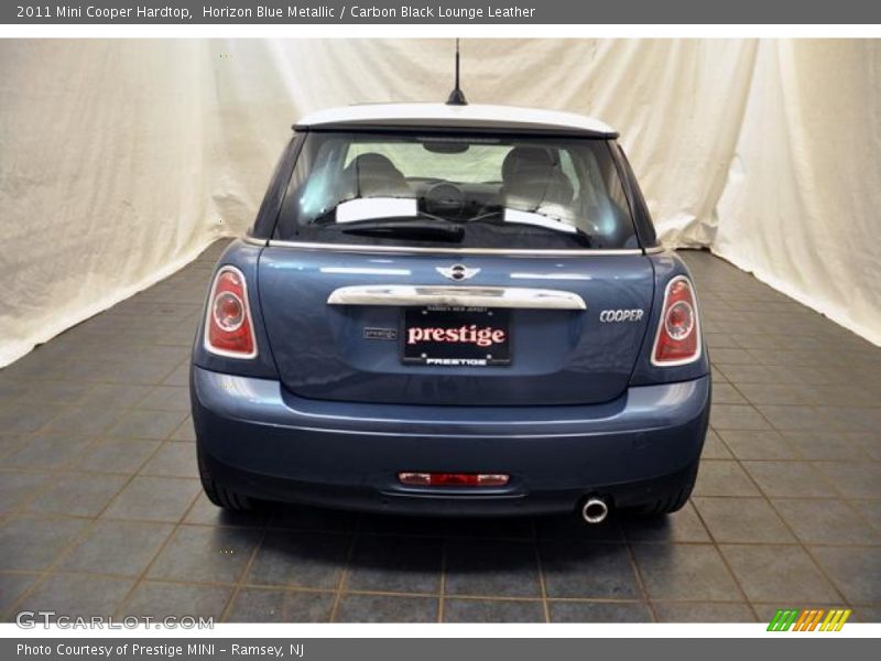 Horizon Blue Metallic / Carbon Black Lounge Leather 2011 Mini Cooper Hardtop