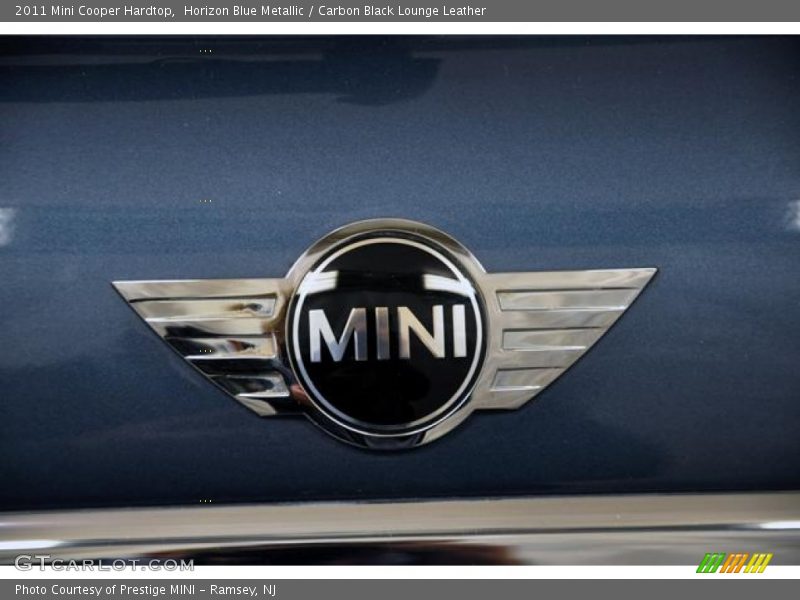 Horizon Blue Metallic / Carbon Black Lounge Leather 2011 Mini Cooper Hardtop