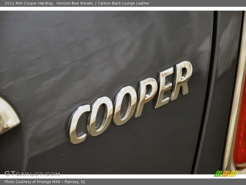 Horizon Blue Metallic / Carbon Black Lounge Leather 2011 Mini Cooper Hardtop