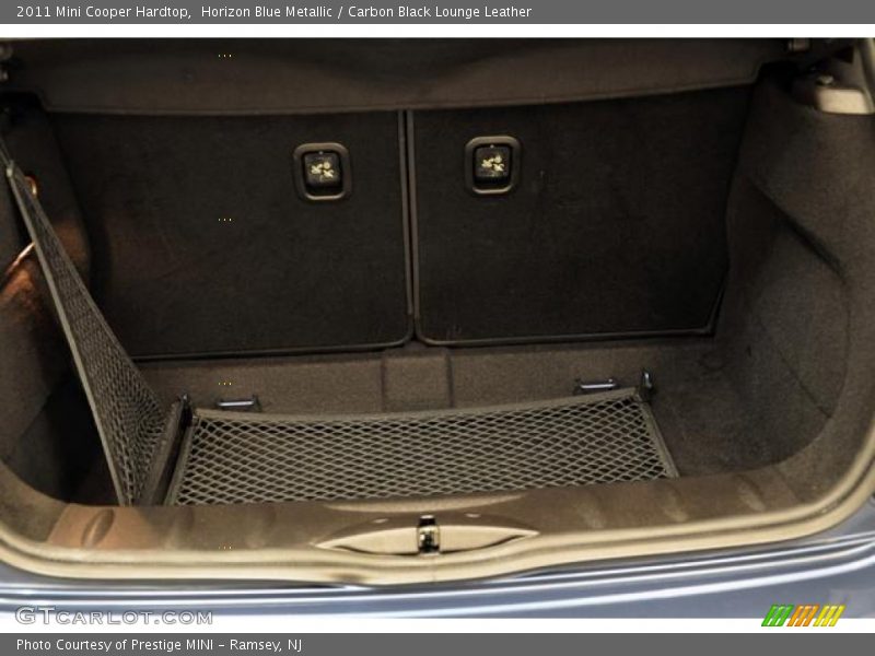 Horizon Blue Metallic / Carbon Black Lounge Leather 2011 Mini Cooper Hardtop