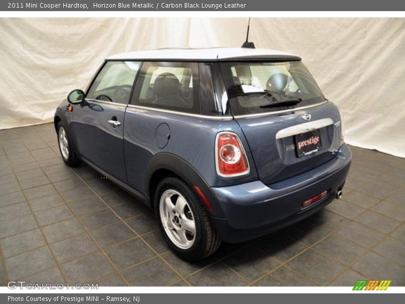 Horizon Blue Metallic / Carbon Black Lounge Leather 2011 Mini Cooper Hardtop
