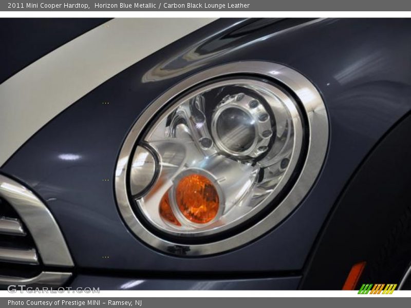 Horizon Blue Metallic / Carbon Black Lounge Leather 2011 Mini Cooper Hardtop