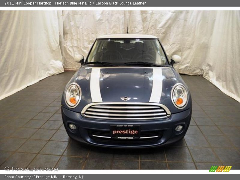 Horizon Blue Metallic / Carbon Black Lounge Leather 2011 Mini Cooper Hardtop