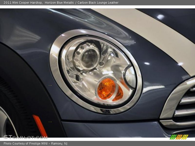 Horizon Blue Metallic / Carbon Black Lounge Leather 2011 Mini Cooper Hardtop