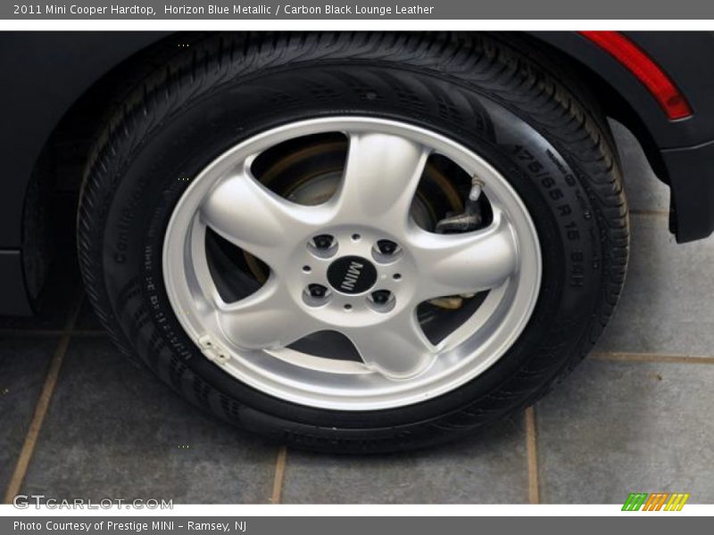 Horizon Blue Metallic / Carbon Black Lounge Leather 2011 Mini Cooper Hardtop