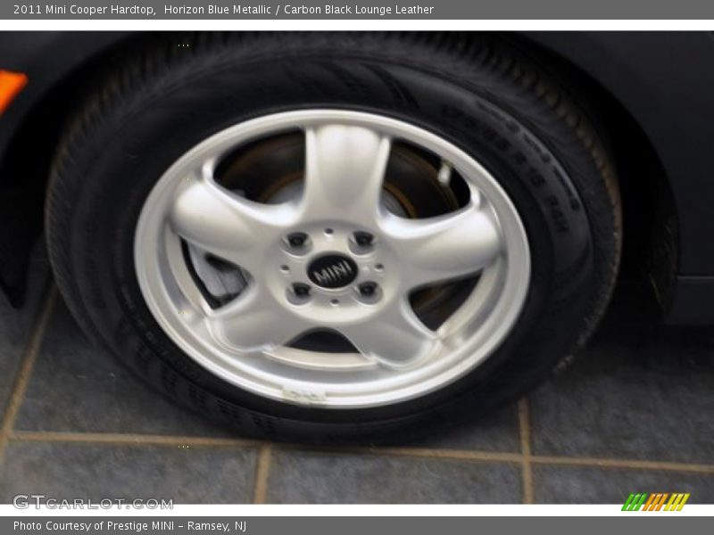 Horizon Blue Metallic / Carbon Black Lounge Leather 2011 Mini Cooper Hardtop