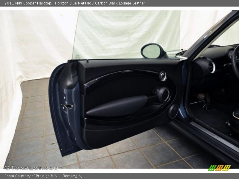 Horizon Blue Metallic / Carbon Black Lounge Leather 2011 Mini Cooper Hardtop
