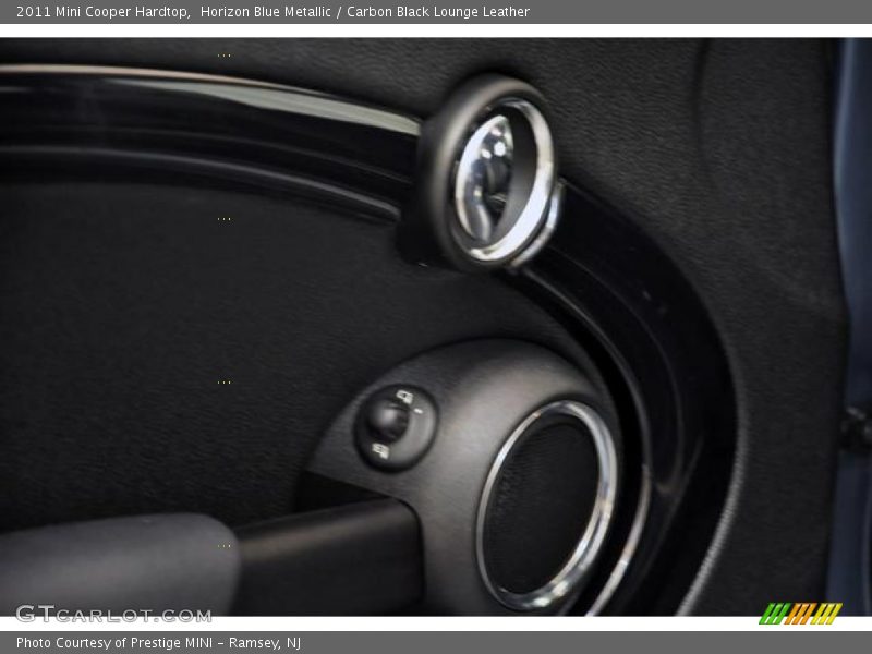 Horizon Blue Metallic / Carbon Black Lounge Leather 2011 Mini Cooper Hardtop