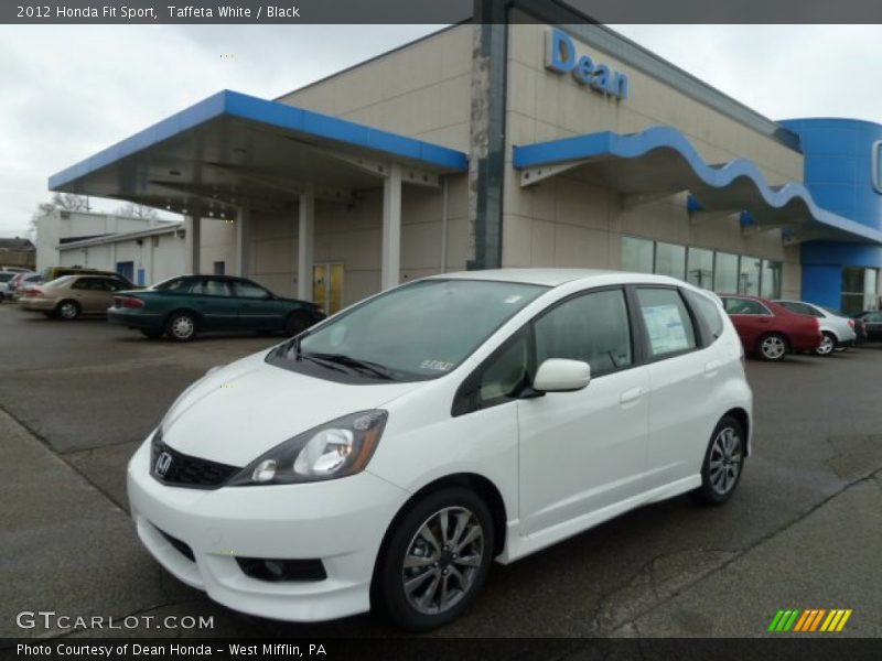 Taffeta White / Black 2012 Honda Fit Sport