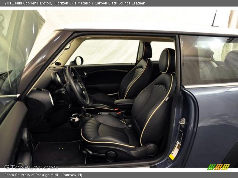 Horizon Blue Metallic / Carbon Black Lounge Leather 2011 Mini Cooper Hardtop